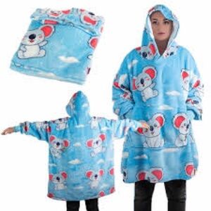 Blue Koala Pajama Hoodie